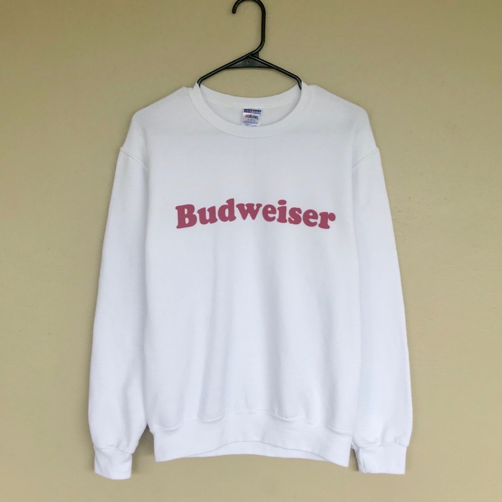 Budweiser beer sweatshirt sweater pullover hoodie